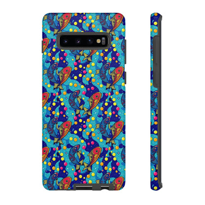 Tough Cases, Pisces, Zodiac v2, Bubble Pattern