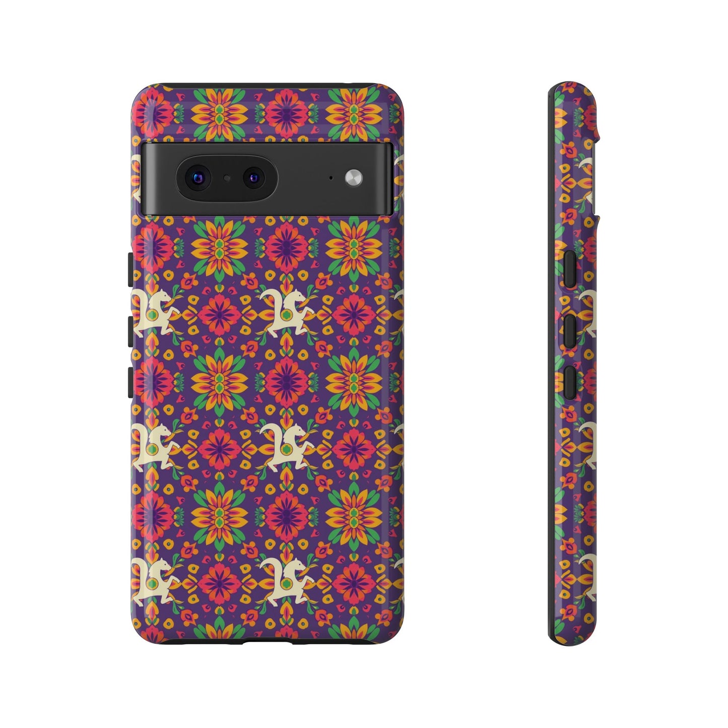 Tough Cases, Aquarius, Zodiac v1, Flower Pattern