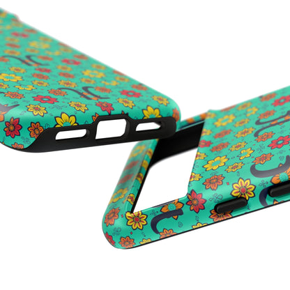 Tough Cases, Aquarius, Zodiac v2, Flower Pattern