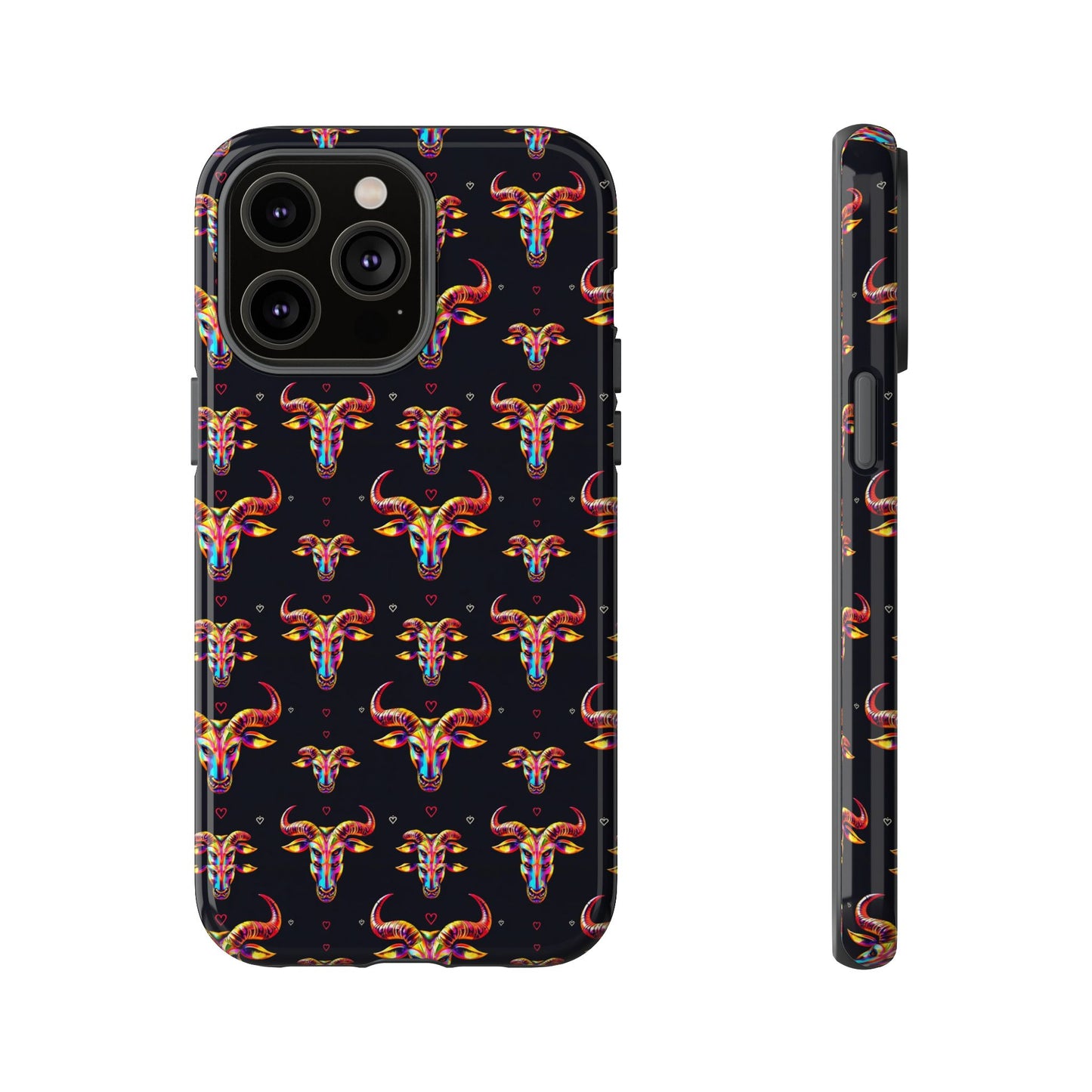 Tough Cases, Taurus, Zodiac, Metal Pattern