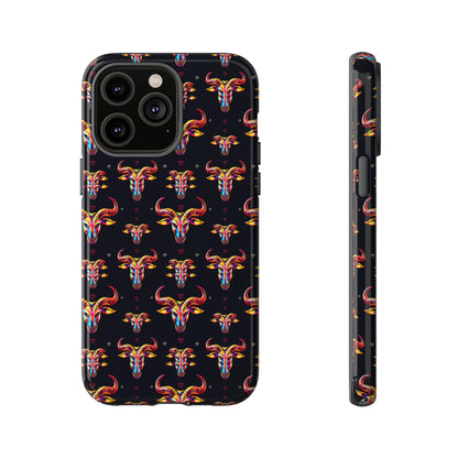Tough Cases, Taurus, Zodiac, Metal Pattern