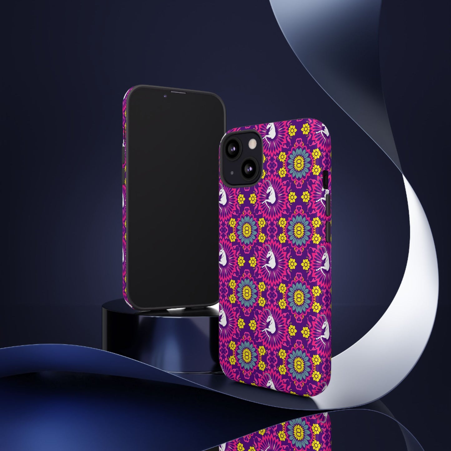 Tough Cases, Capricorn, Zodiac, Flower Pattern