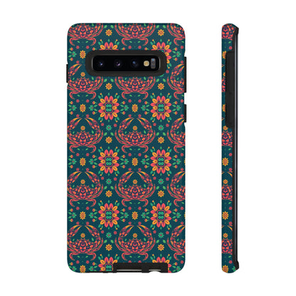 Tough Cases, Cancer, Zodiac v4, Flower Pattern