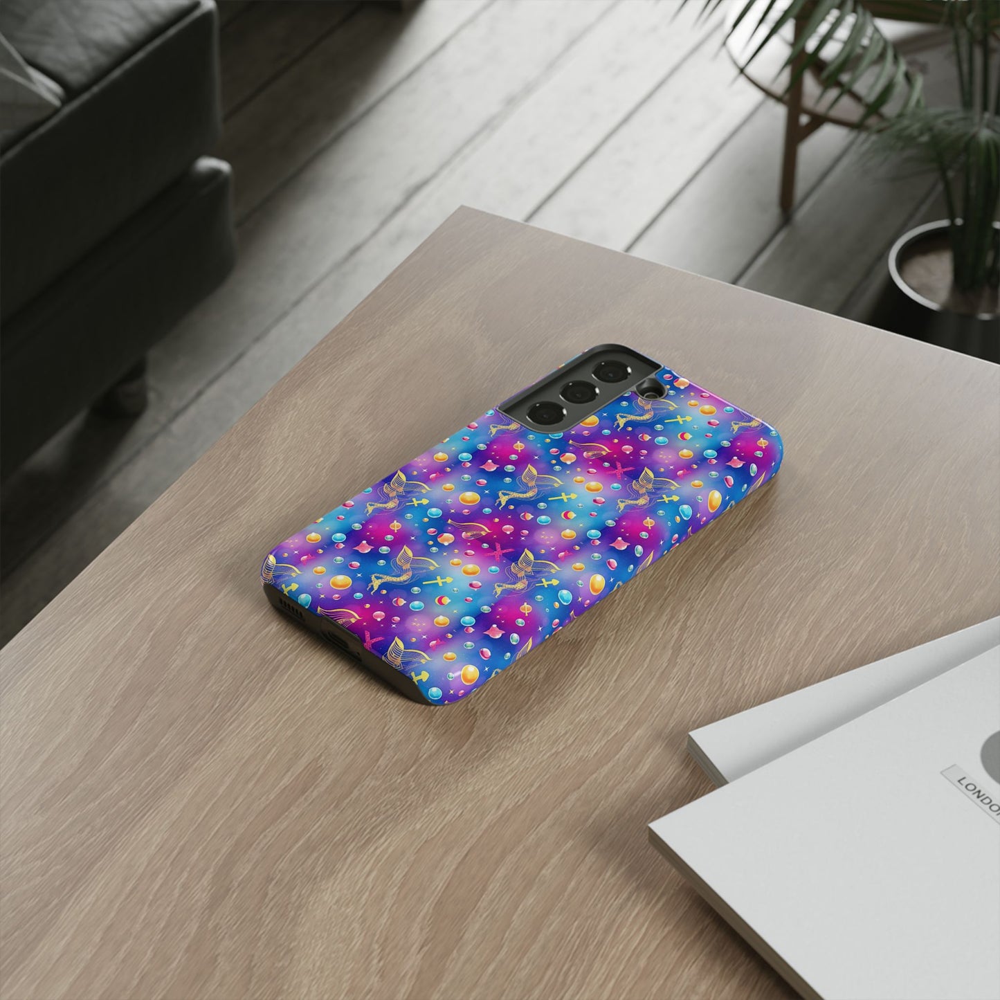 Tough Cases, Sagittarius, Zodiac v3, Bubble Pattern