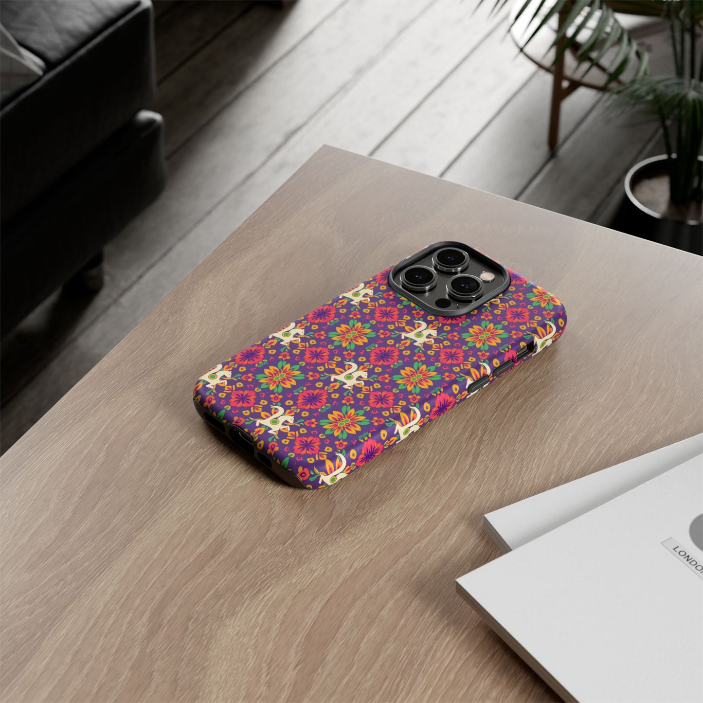 Tough Cases, Aquarius, Zodiac v1, Flower Pattern