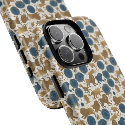 Tough Cases, Leo, Zodiac v2, Metal Pattern