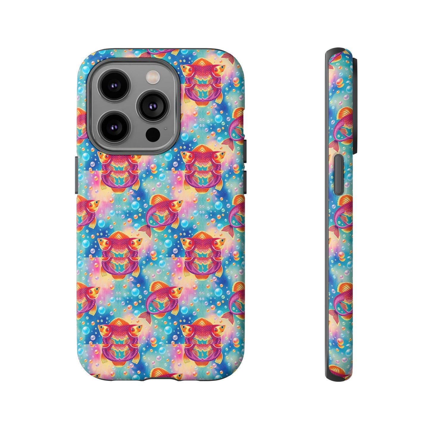 Tough Cases, Pisces, Zodiac v1, Bubble Pattern