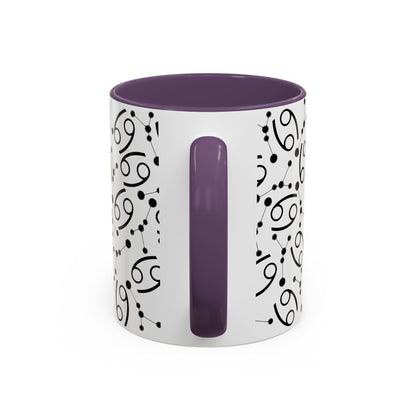 Accent Coffee Mug with the Cancer sign (11, 15oz)
