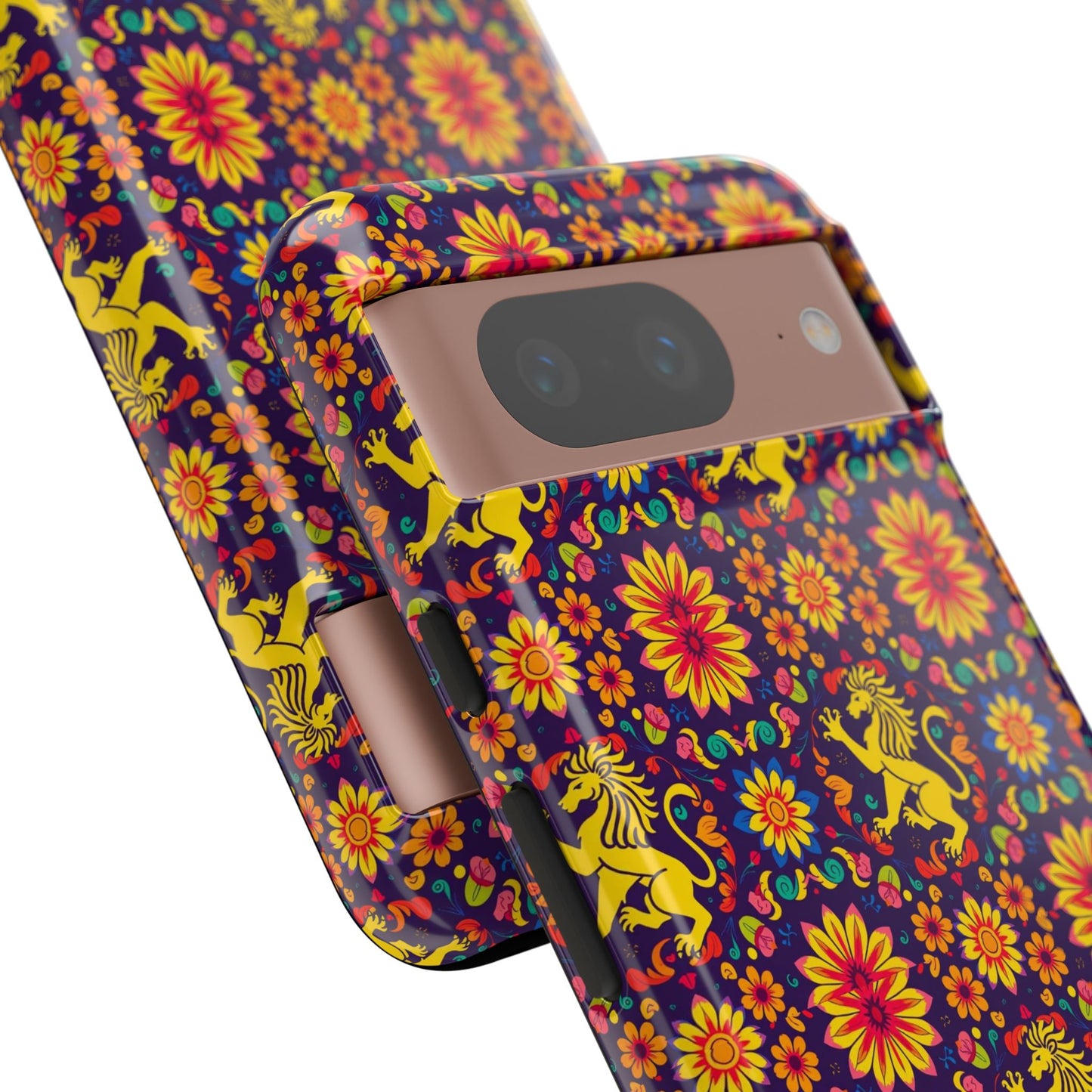 Tough Cases, Leo, Zodiac, Flower Pattern