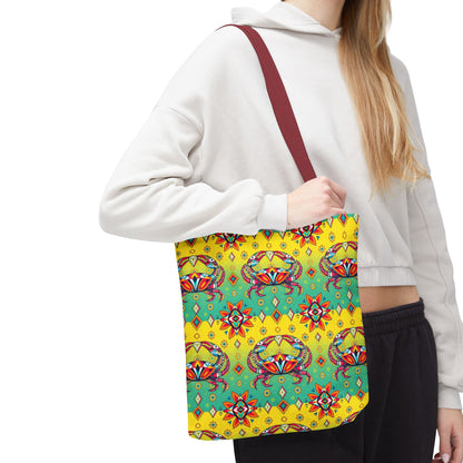 Tote Bag (AOP), Cancer, Zodiac, Jewel Pattern