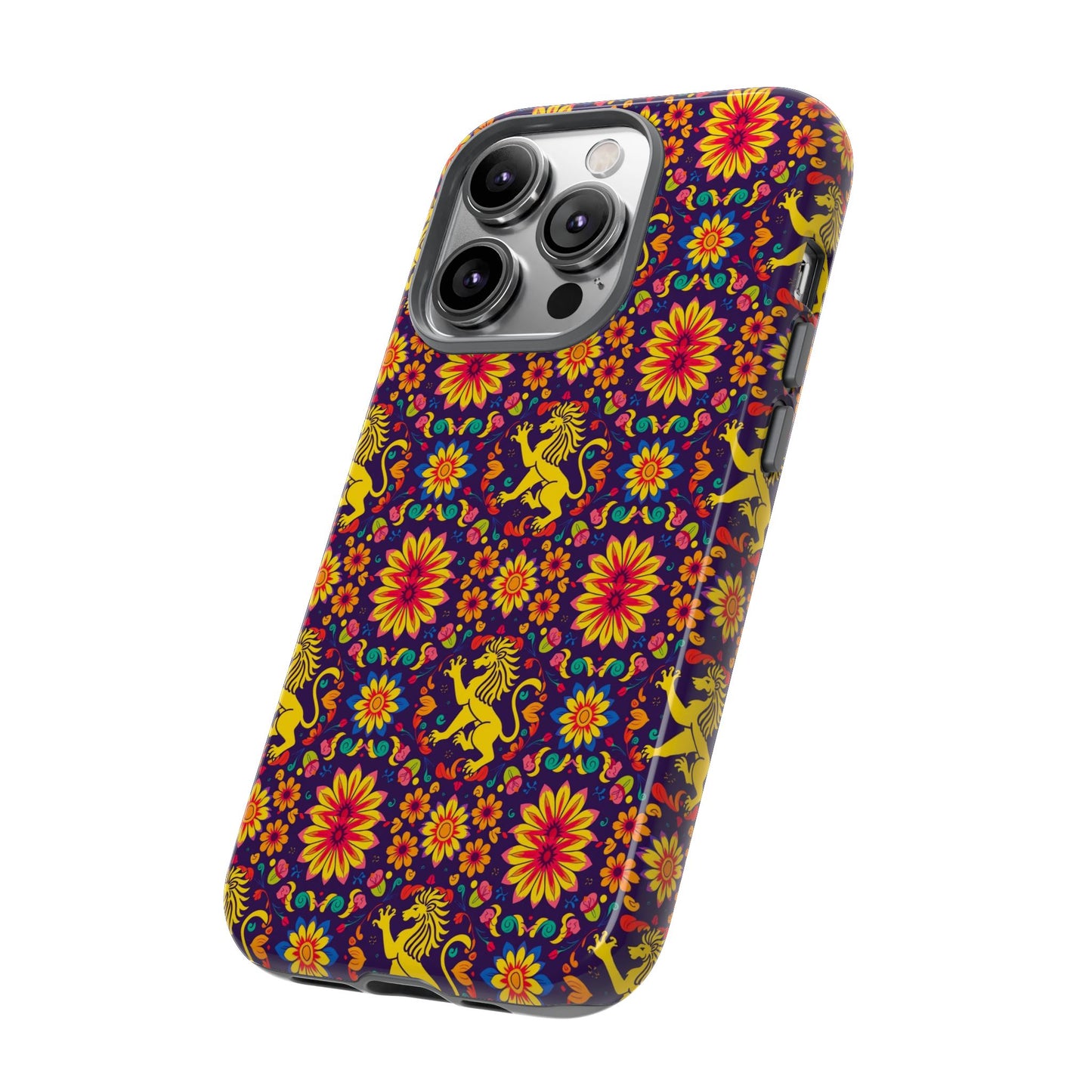 Tough Cases, Leo, Zodiac, Flower Pattern