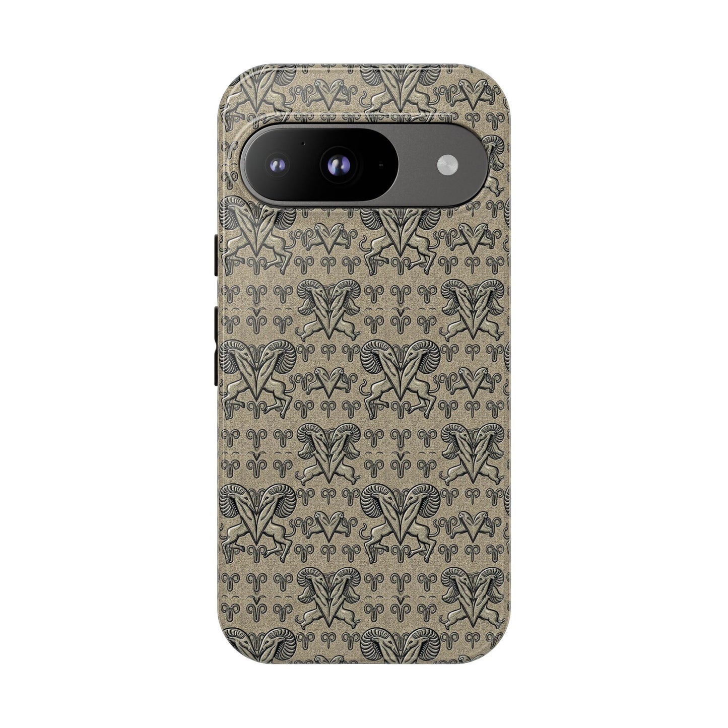 Tough Cases, Aries, Zodiac, Metal Pattern