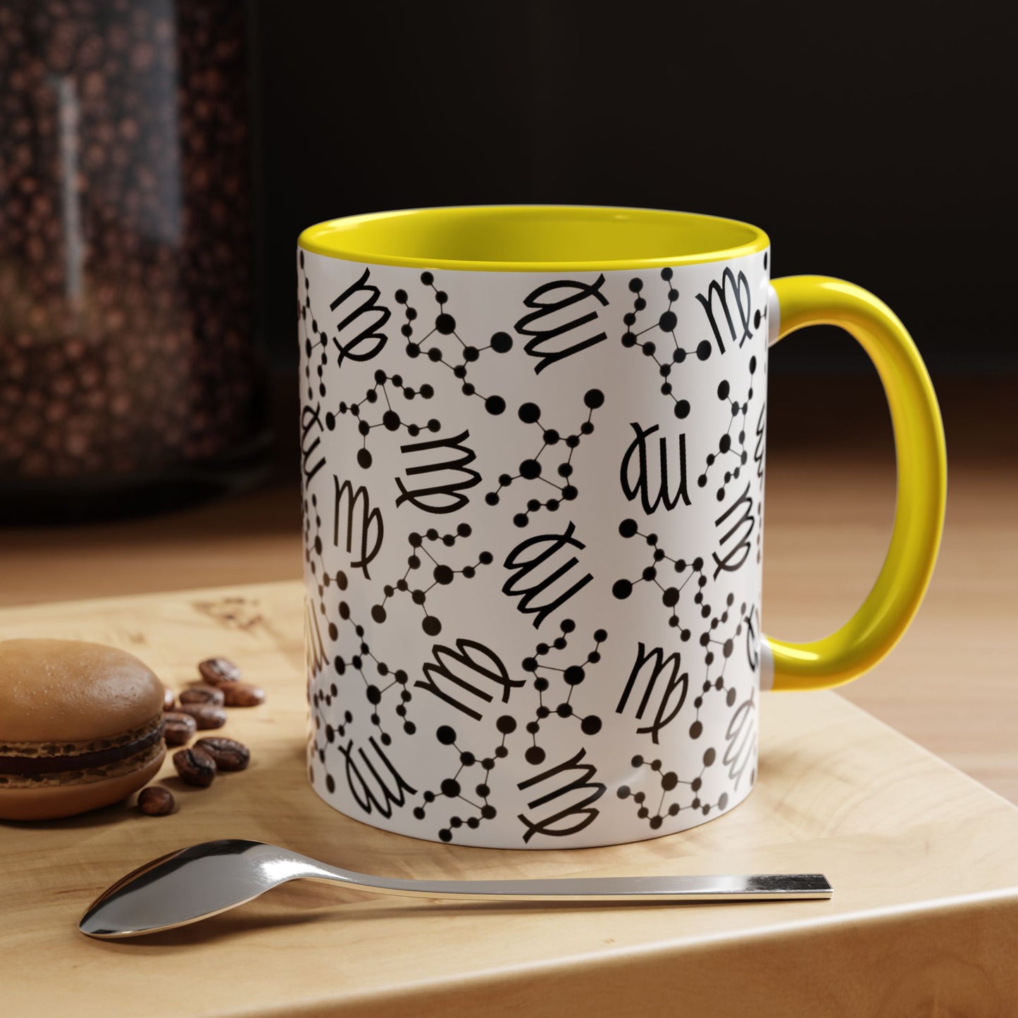 Accent Coffee Mug with the Virgo sign (11, 15oz)