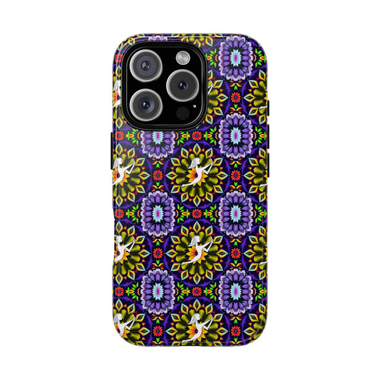 Tough Cases, Sagittarius, Zodiac v1, Flower Pattern