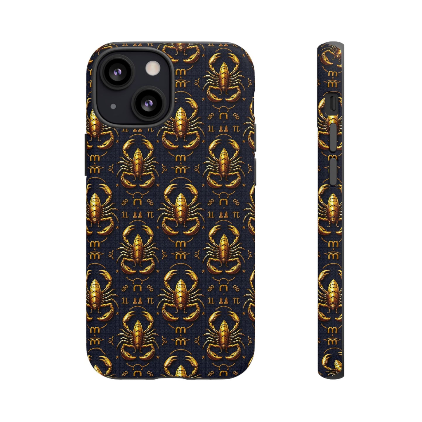 Tough Cases, Scorpio, Zodiac, Metal Pattern