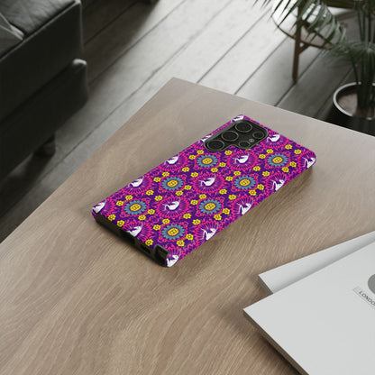 Tough Cases, Capricorn, Zodiac, Flower Pattern