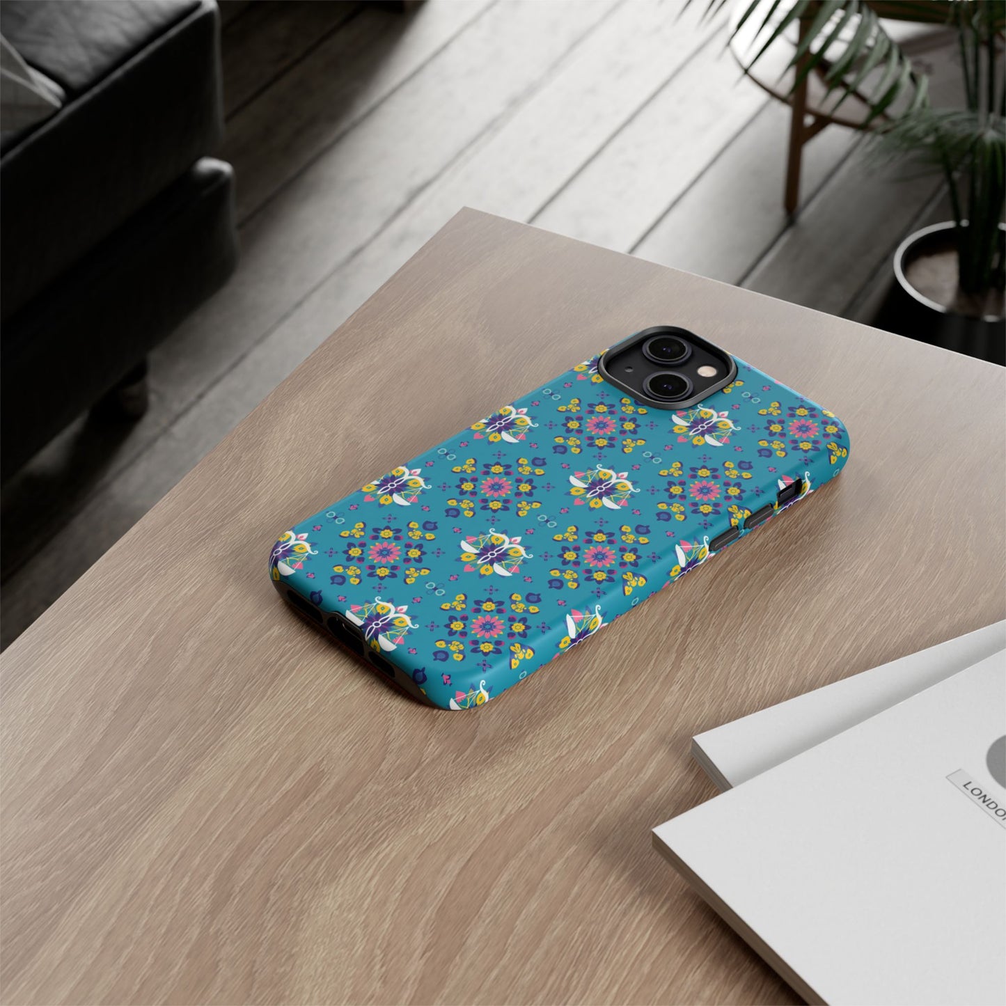 Tough Cases, Libra, Zodiac v2, Flower Pattern