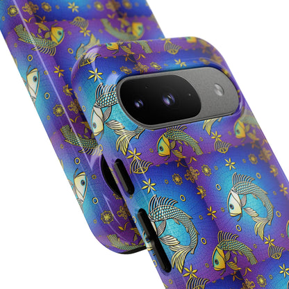 Tough Cases, Pisces, Zodiac v2, Metal Pattern