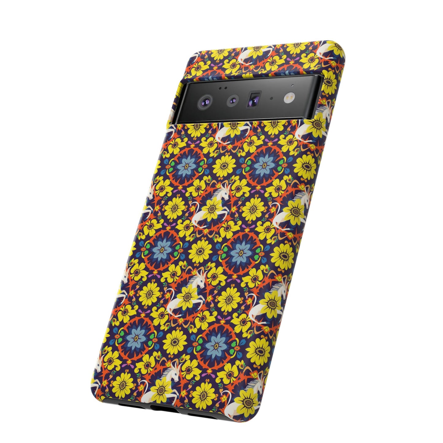 Tough Cases, Aquarius, Zodiac v3, Flower Pattern