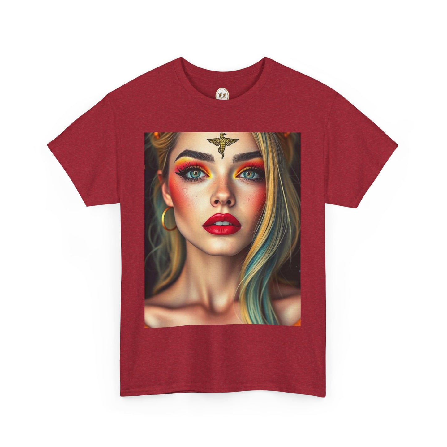 Unisex Heavy Cotton T-Shirt, Virgo, Zodiac, Sexy Art