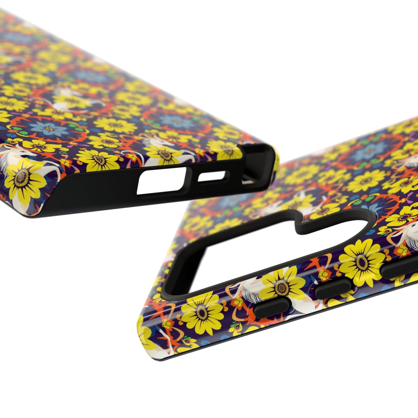 Tough Cases, Aquarius, Zodiac v3, Flower Pattern