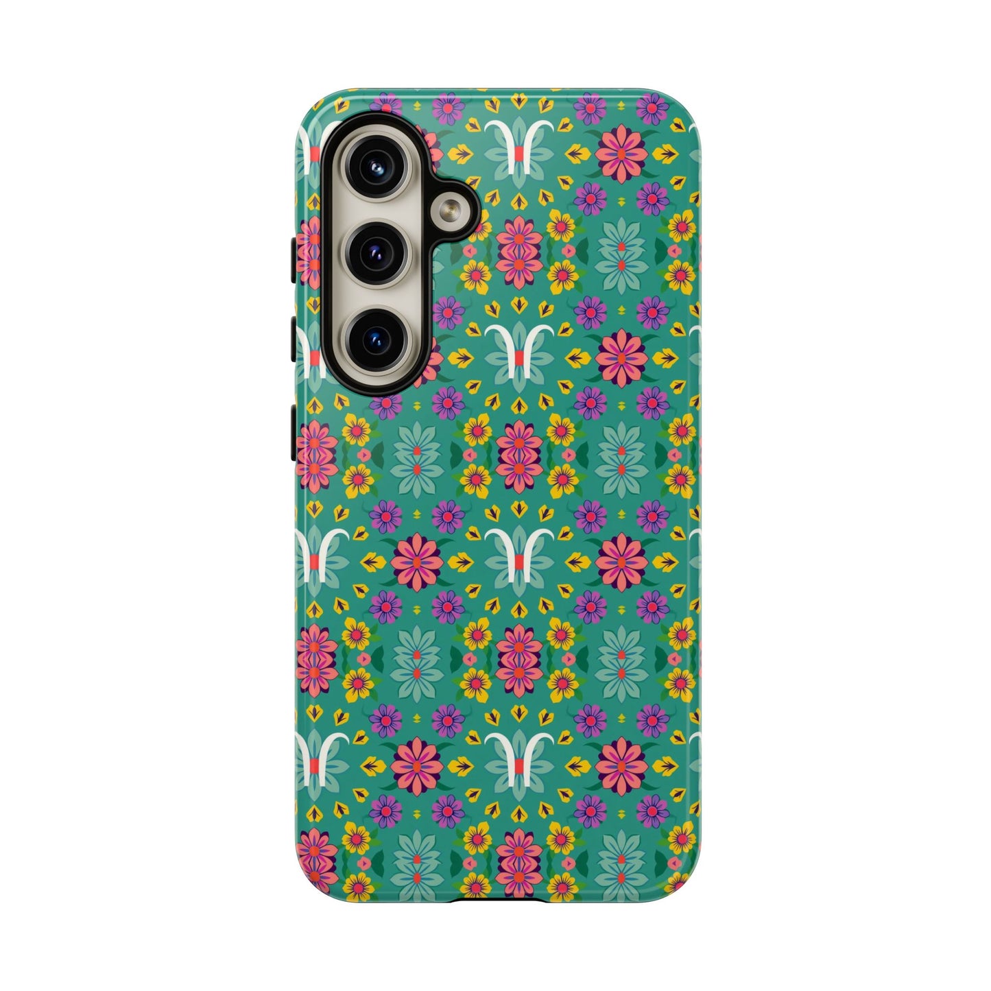 Tough Cases, Aquarius, Zodiac v4, Flower Pattern