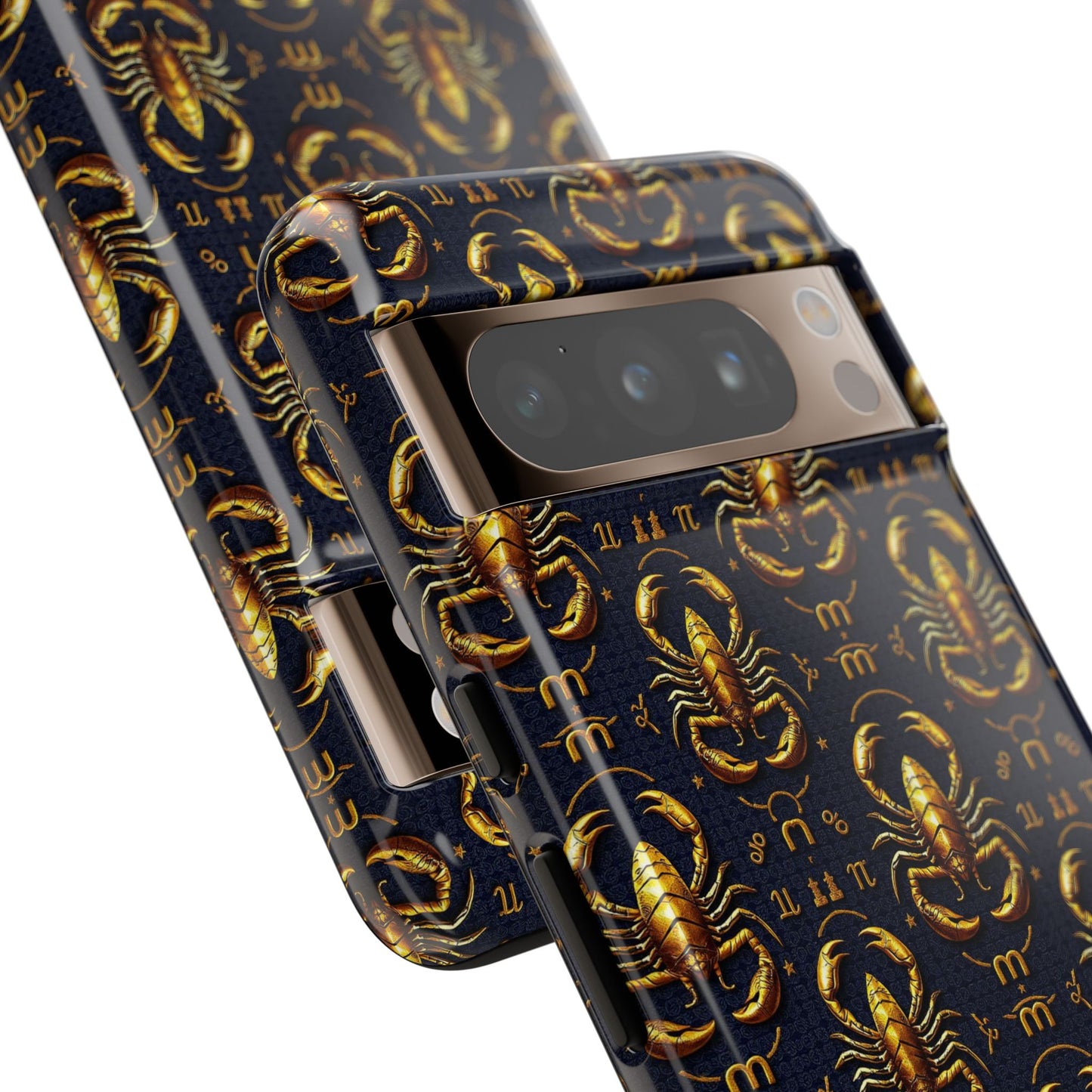 Tough Cases, Scorpio, Zodiac, Metal Pattern