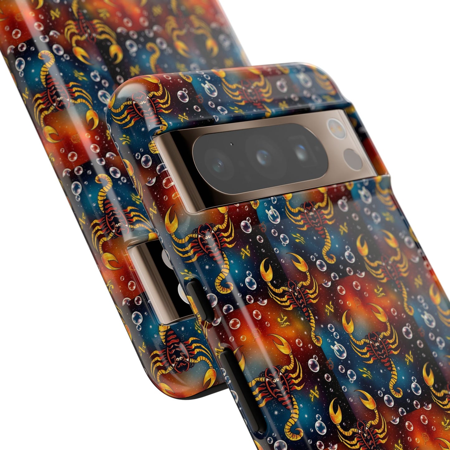 Tough Cases, Scorpio, Zodiac v2, Bubble Pattern