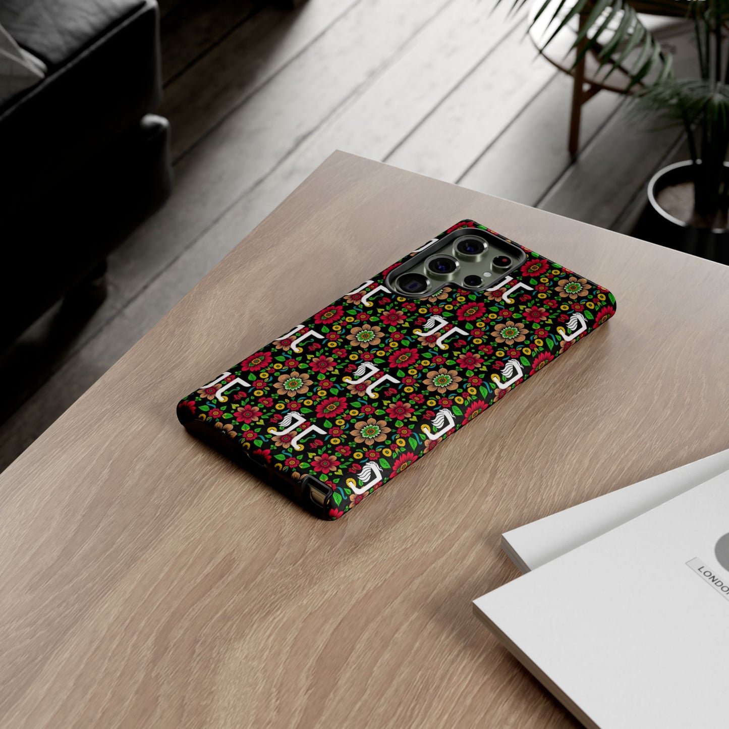 Tough Cases, Gemini, Zodiac v4, Flower Pattern
