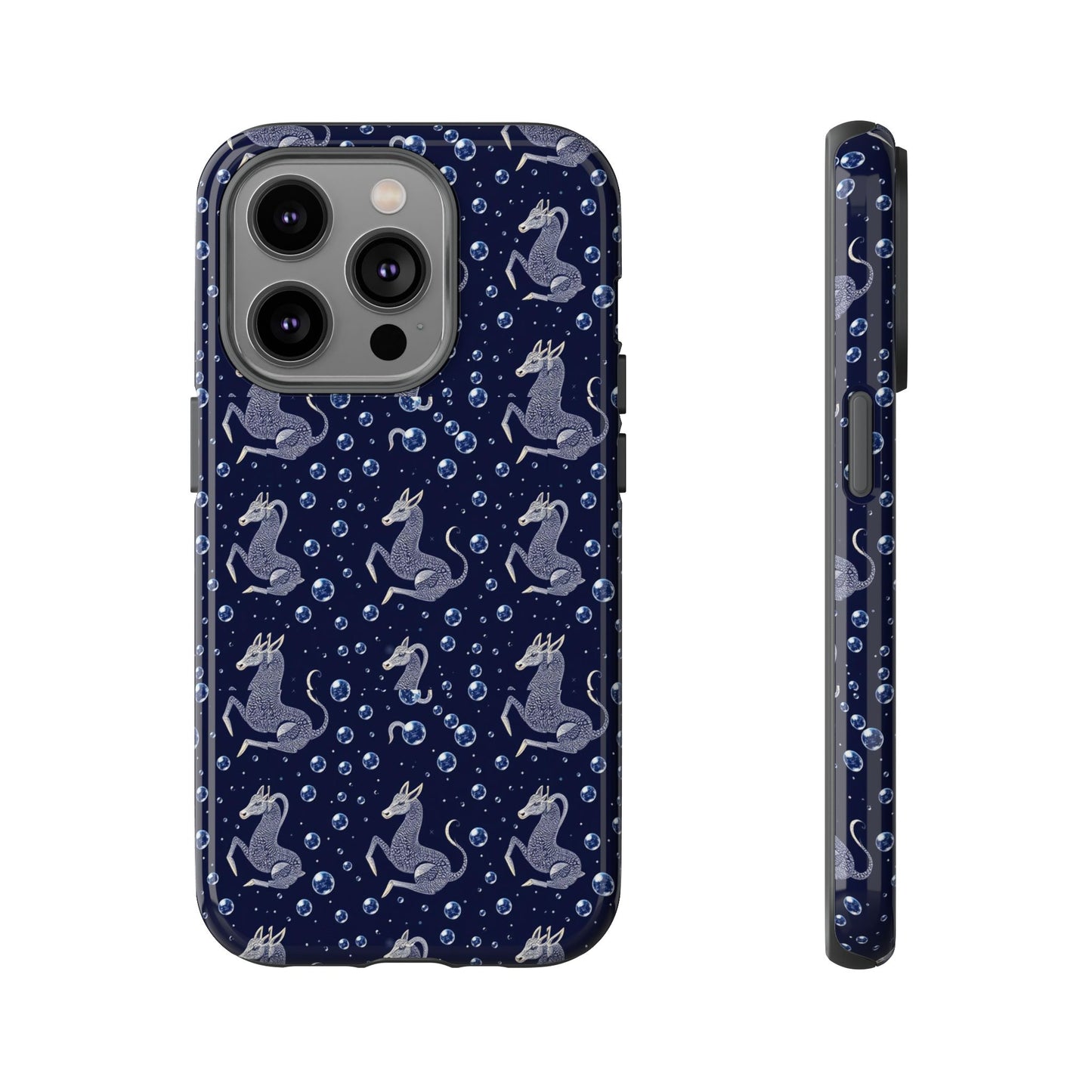 Tough Cases, Capricorn, Zodiac v2, Bubble Pattern