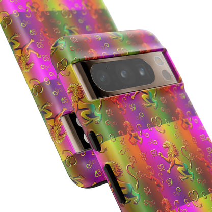 Tough Cases, Leo, Zodiac v1, Metal Pattern