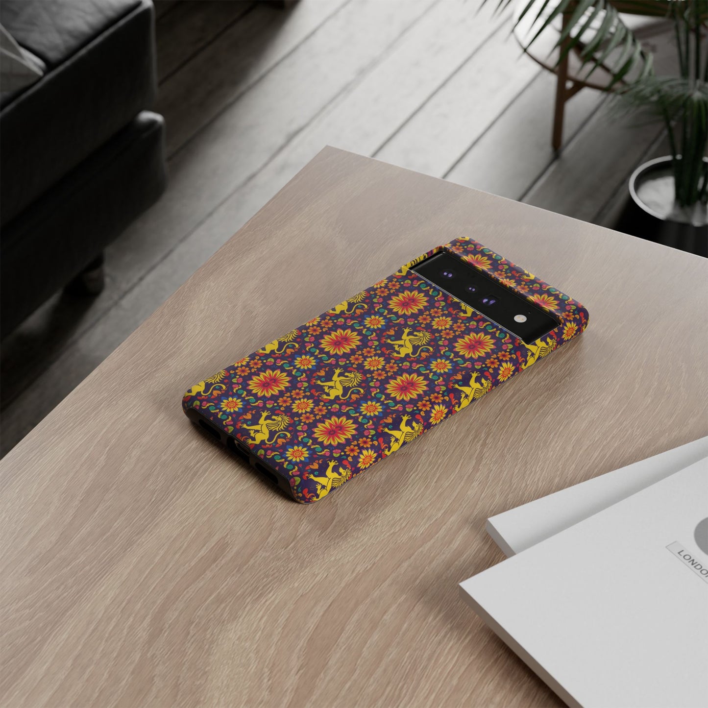 Tough Cases, Leo, Zodiac, Flower Pattern
