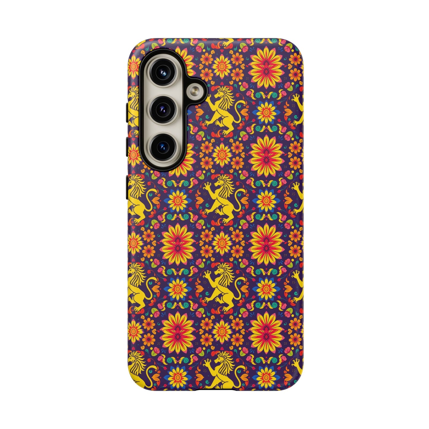 Tough Cases, Leo, Zodiac, Flower Pattern