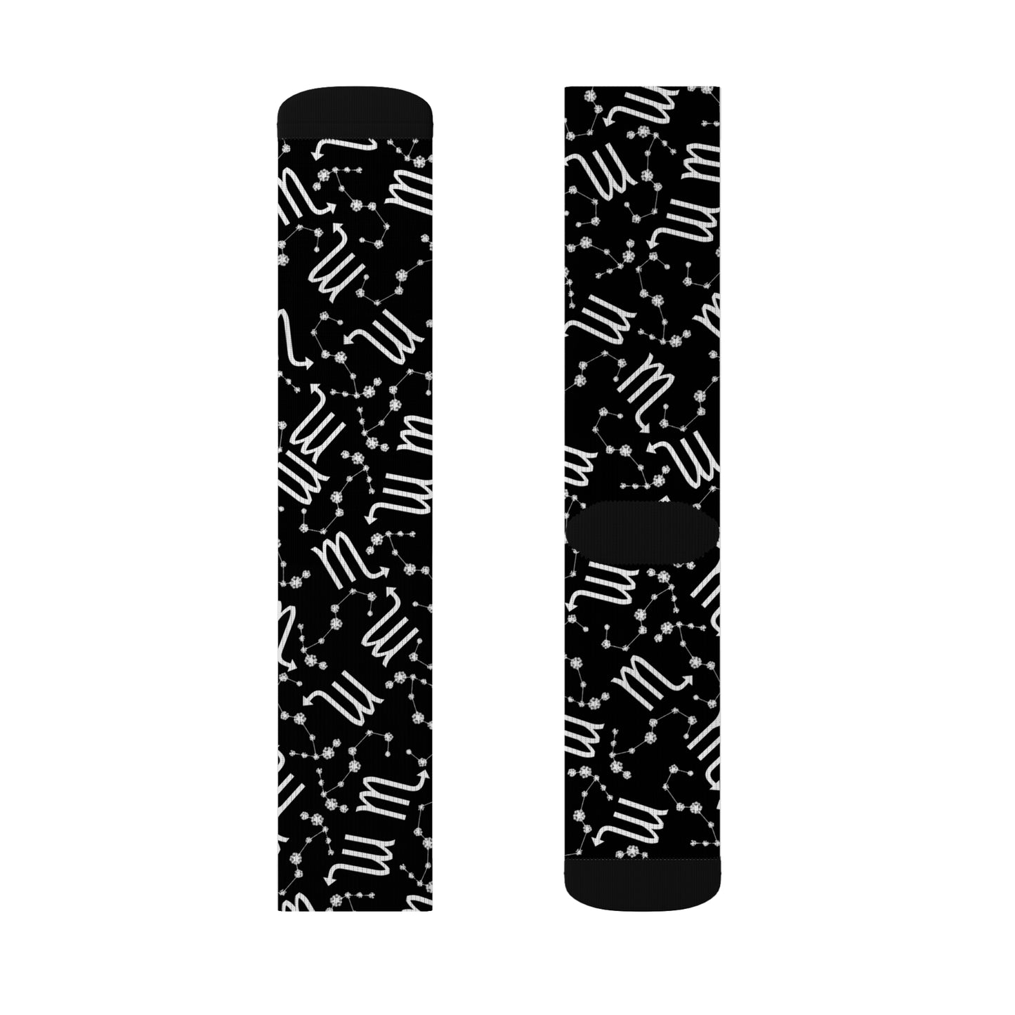 Zodiac Sublimation Socks Scorpio Zodiac sign