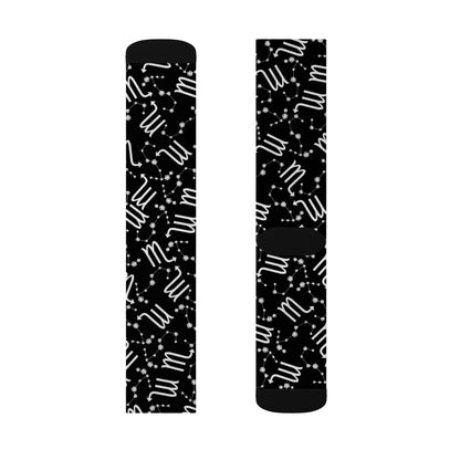 Zodiac Sublimation Socks Scorpio Zodiac sign