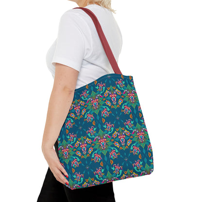 Tote Bag (AOP), Taurus, Zodiac v1, Jewel Pattern