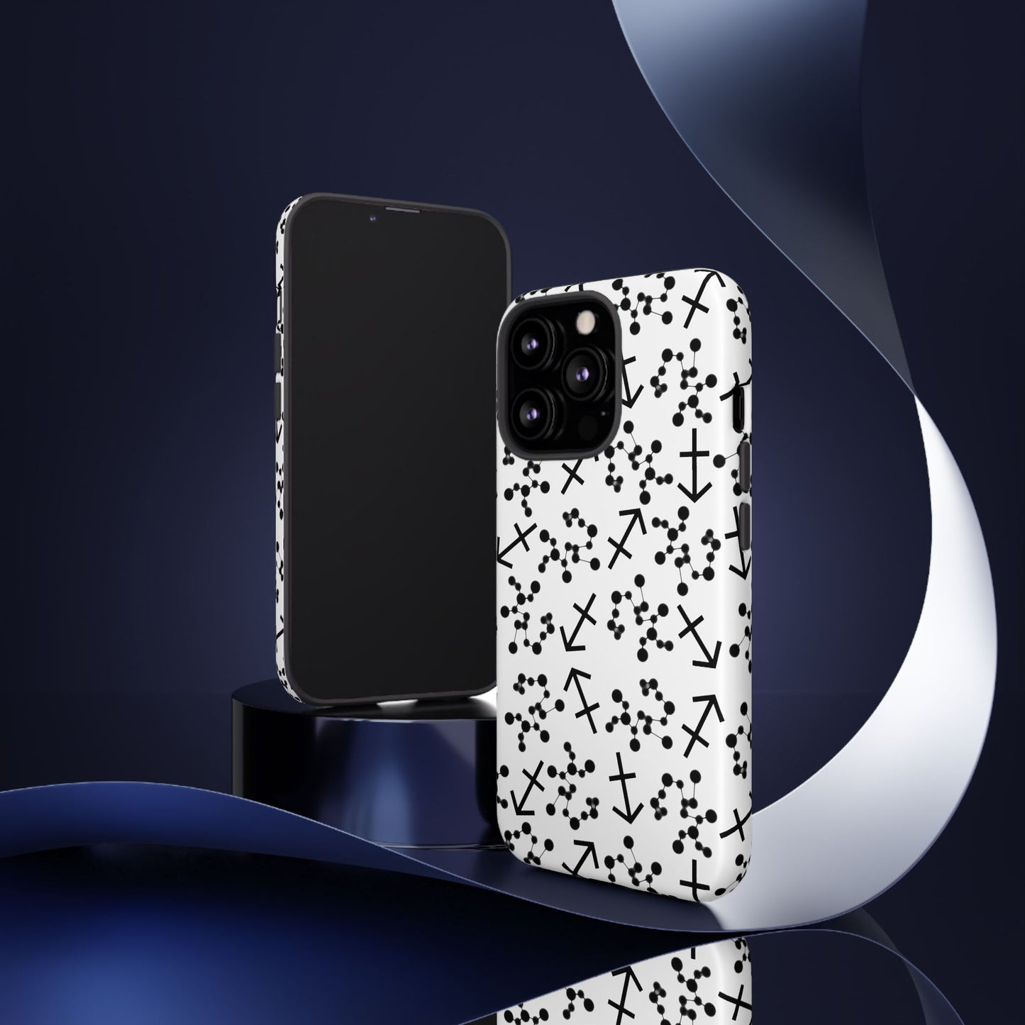 Tough Cases with the Sagittarius Zodiac sign for iPhone, Samsung Galaxy, and Google Pixel devices