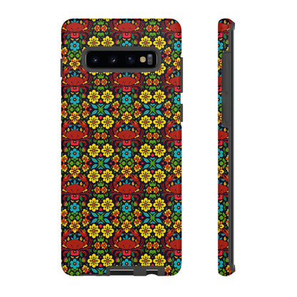 Tough Cases, Cancer, Zodiac v2, Flower Pattern