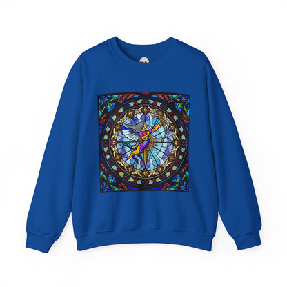 Unisex Heavy Blend™ Crewneck Sweatshirt, Glass, Sagittarius Zodiac Design