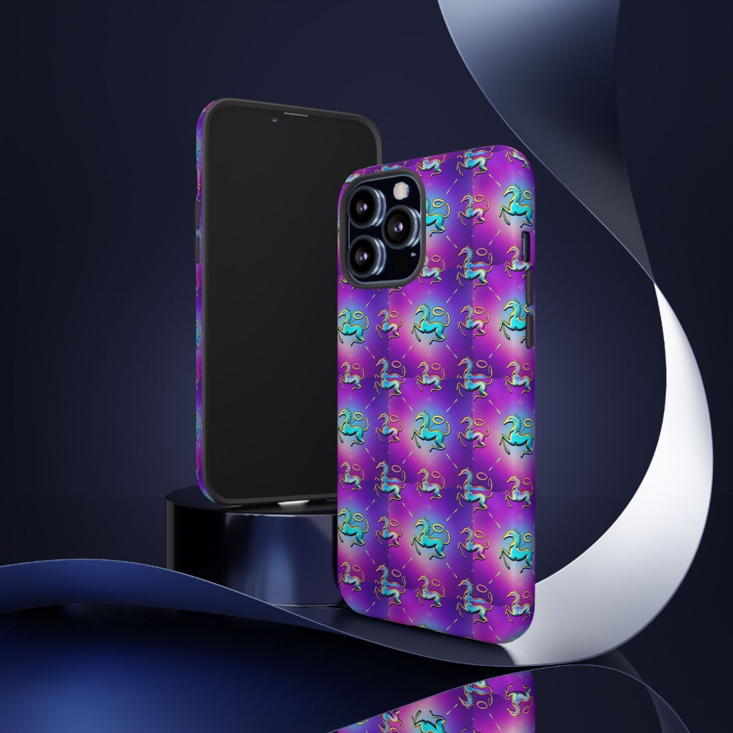 Tough Cases, Aquarius, Zodiac, Metal Pattern