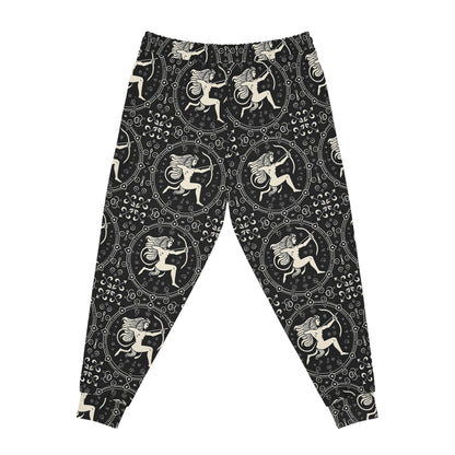 Athletic Joggers, Zodiac Design, Pattern, Sagittarius, AOP