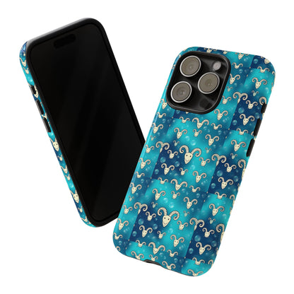 Tough Cases, Aries, Zodiac v1, Bubble Pattern
