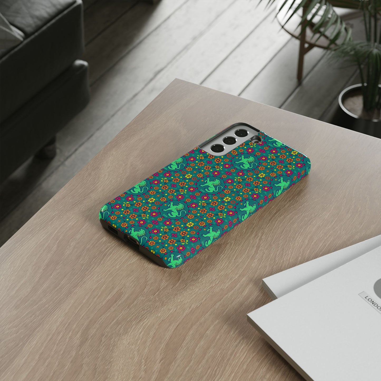 Tough Cases, Leo, Zodiac v3, Flower Pattern