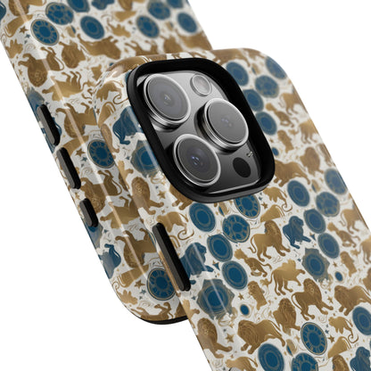 Tough Cases, Leo, Zodiac v2, Metal Pattern