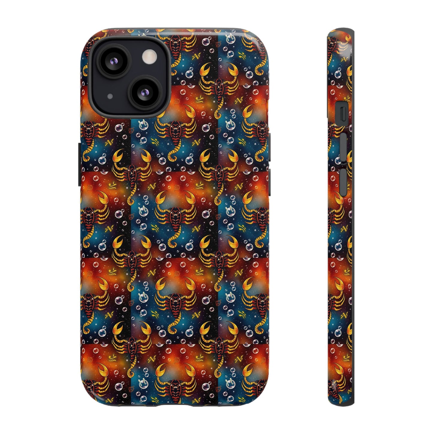 Tough Cases, Scorpio, Zodiac v2, Bubble Pattern