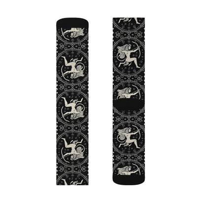 Sublimation Socks, Sagittarius, Zodiac, Pattern