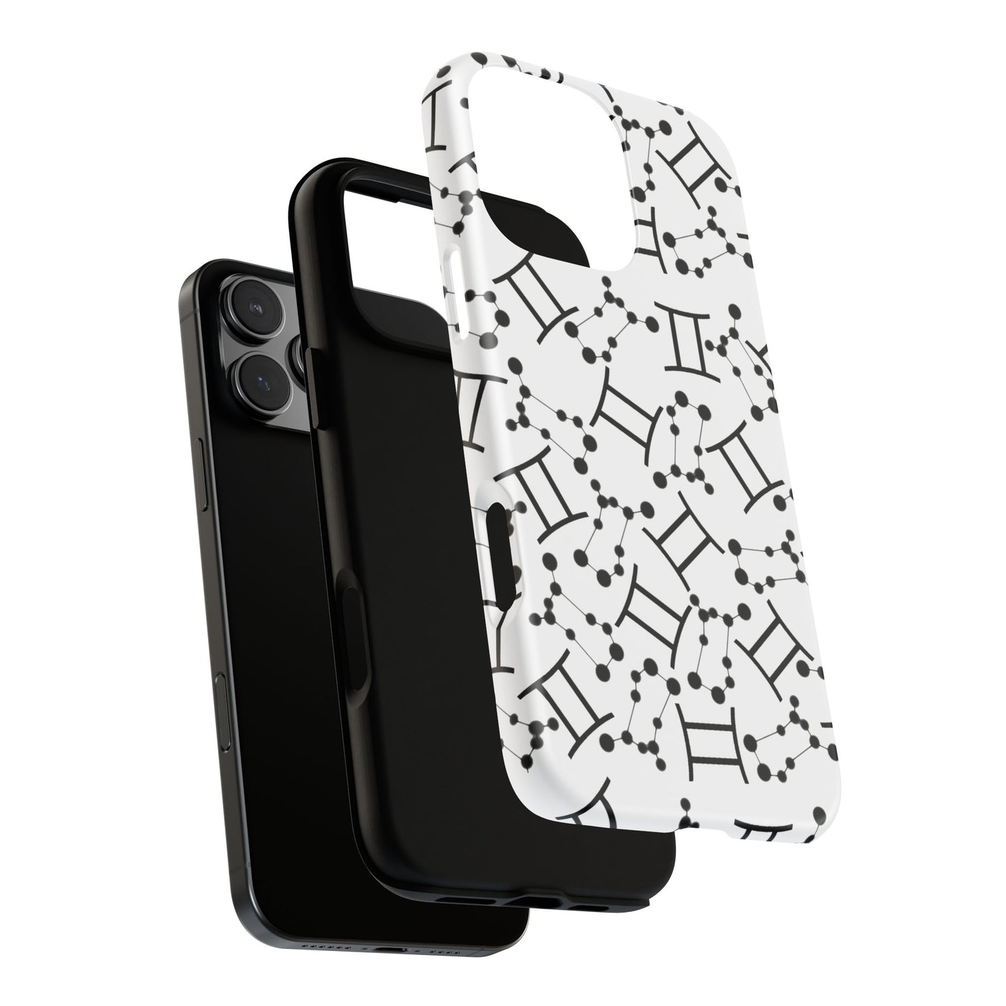 Tough Cases with the Gemini Zodiac sign for iPhone, Samsung Galaxy, and Google Pixel devices