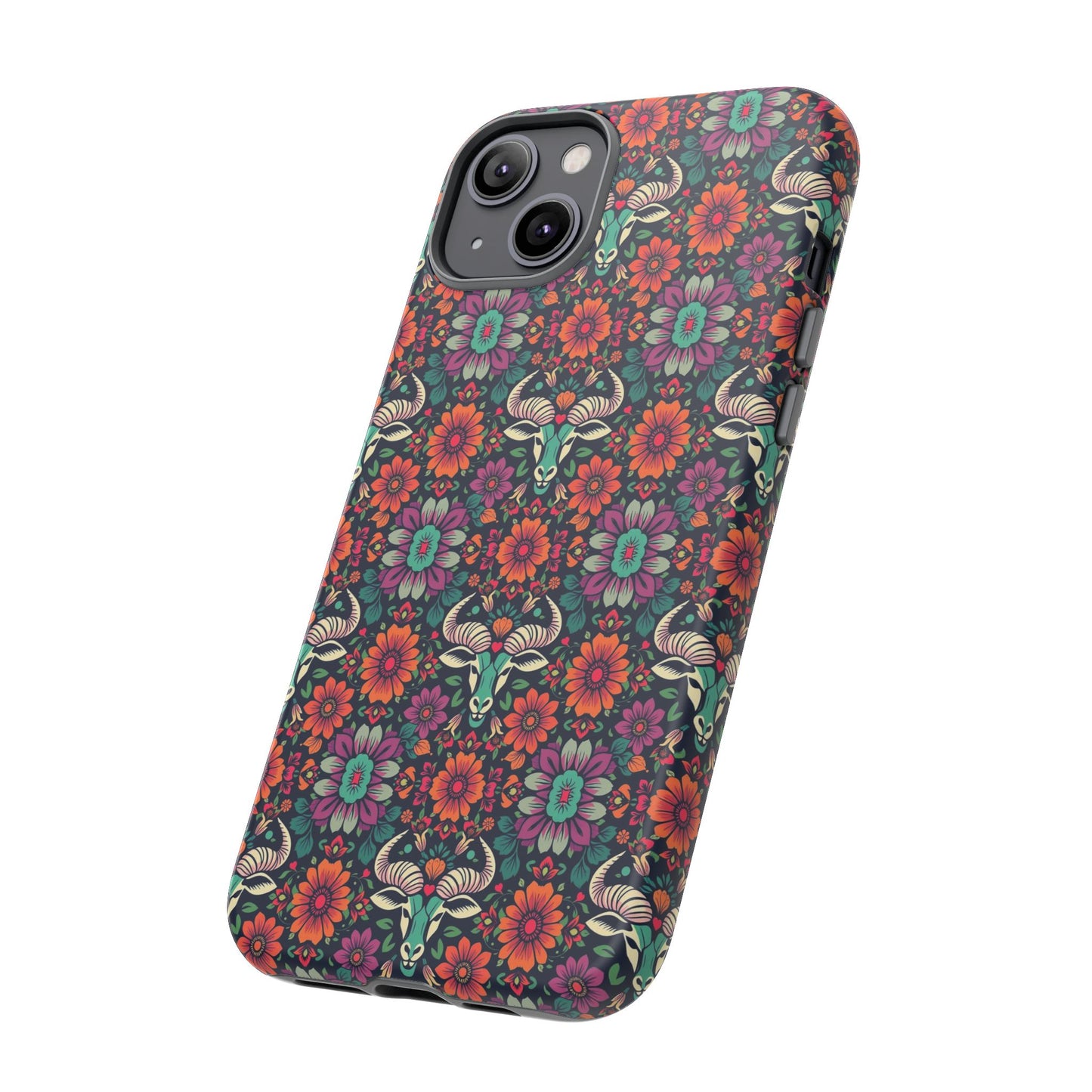 Tough Cases, Taurus, Zodiac v4, Flower Pattern
