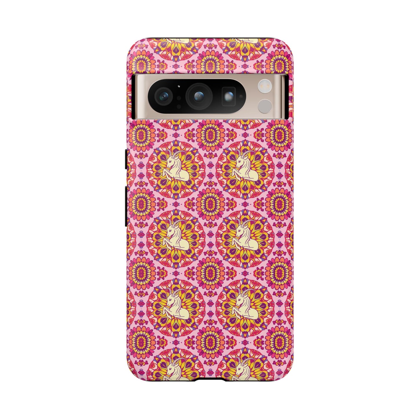Tough Cases, Capricorn, Zodiac v4, Flower Pattern