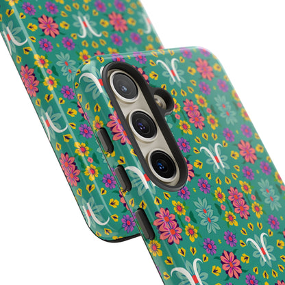 Tough Cases, Aquarius, Zodiac v4, Flower Pattern